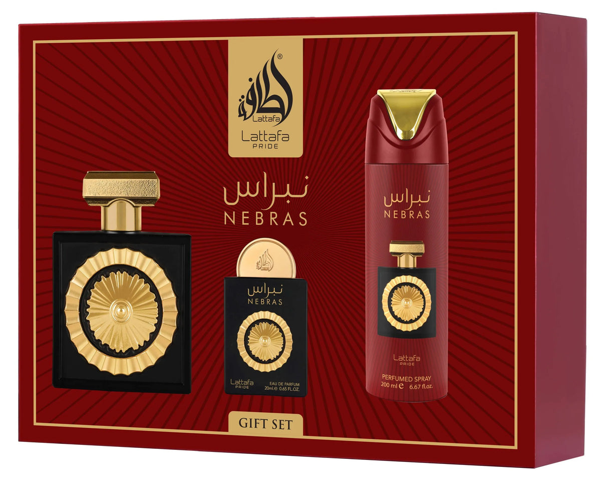 Nebras – Eau de Parfum 3 Pièces | Lattafa