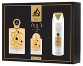 Giftset Tharwah Gold – Eau de Parfum 3 Pièces Lattafa
