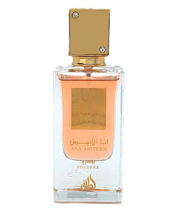 {{ BOIS_DIRIS }} - {{ AROMA_SCENT}} Eau de Parfum ANA ABIYEDH POUDRÉE 60 ml de Lattafa