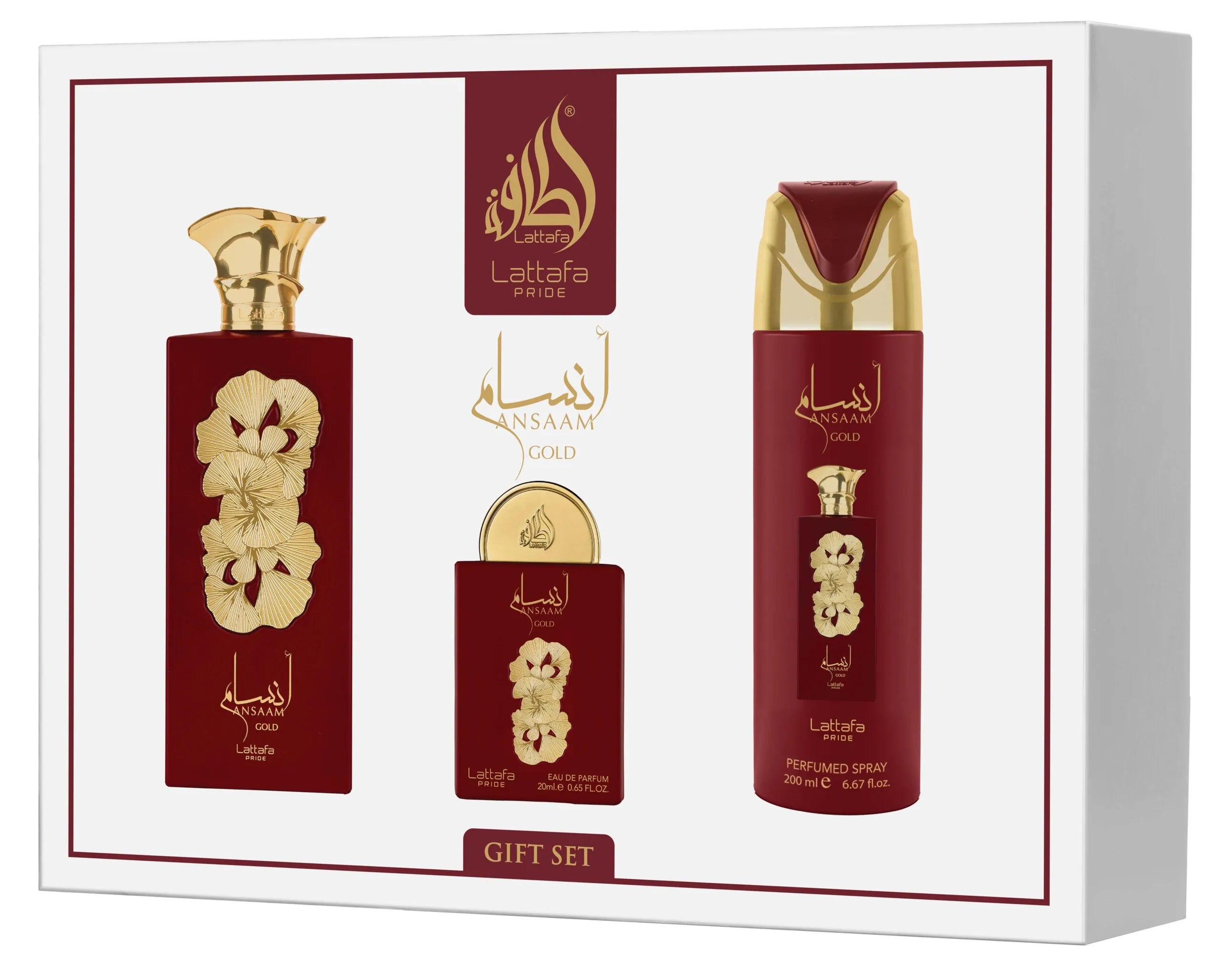 Ansaam Gold – Eau de Parfum 3 Pièces - Lattafa