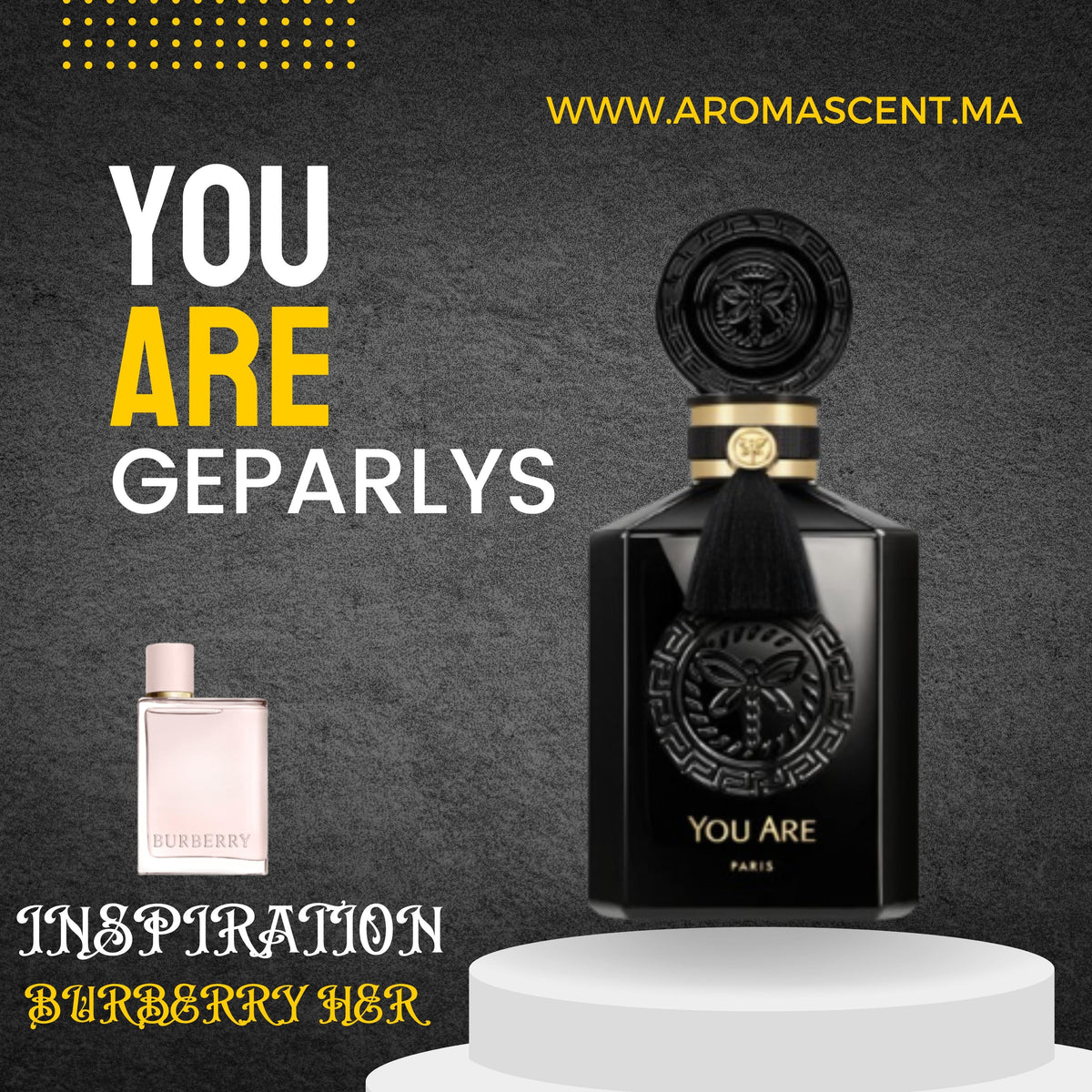 {{ BOIS_DIRIS }} - {{ AROMA_SCENT}} You Are - Geparlys Collection